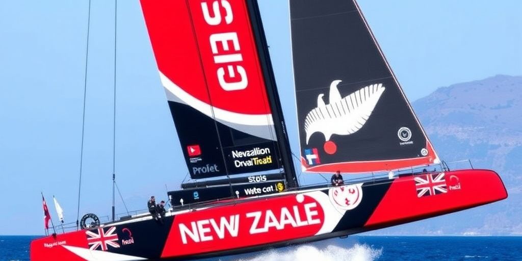 America's Cup: New Zealand e Luna Rossa si allenano a Cagliari con vento e mare ideali