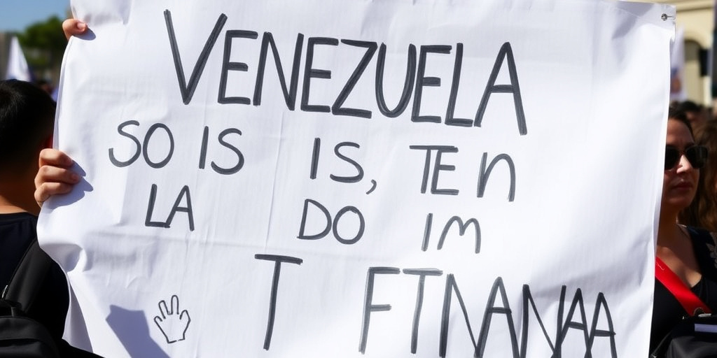 Ancona: 50 persone protestano per il Venezuela chiedendo rispetto del diritto internazionale