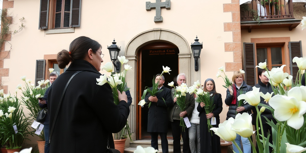 Anguillara: la sorella di Maria protesta, vigili piantano fiori bianchi davanti alla casa dei Carlomagno