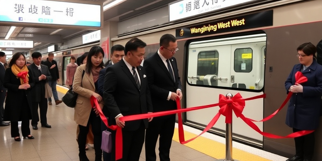 Apertura della stazione Wangjing West: nuovo nodo di scambio tra le linee 17, 13 e 15 a Pechino