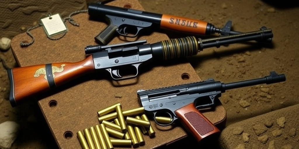 Arsenale sotterraneo di Casertano: trovati tre lanciarazzi, fucili a pompa, pistole e 600 cartucce