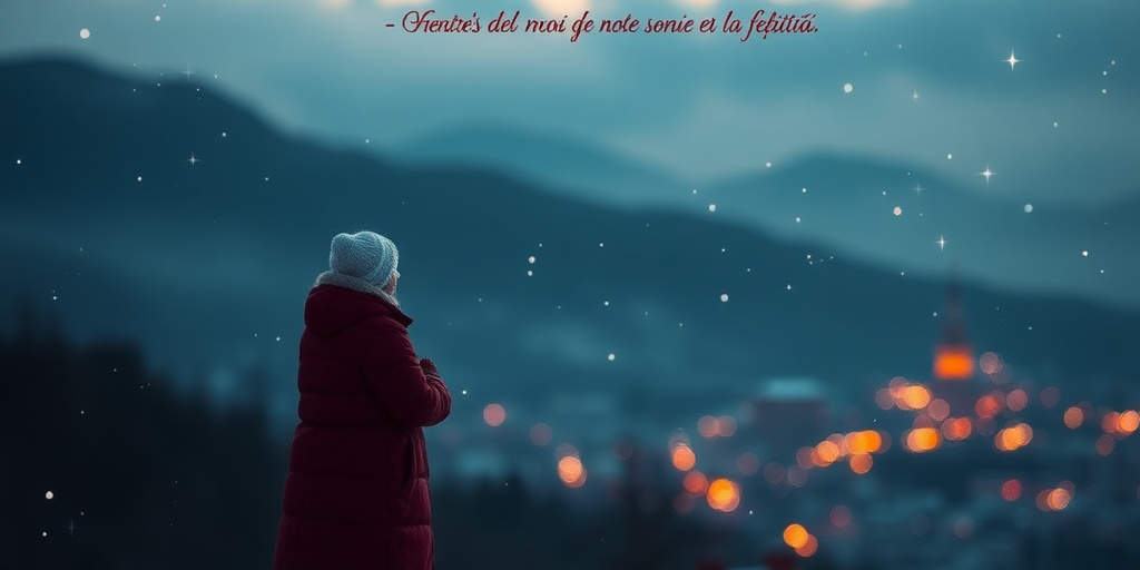 Ascolta i saluti di Capodanno e lottiamo per realizzare i nostri sogni e la felicità