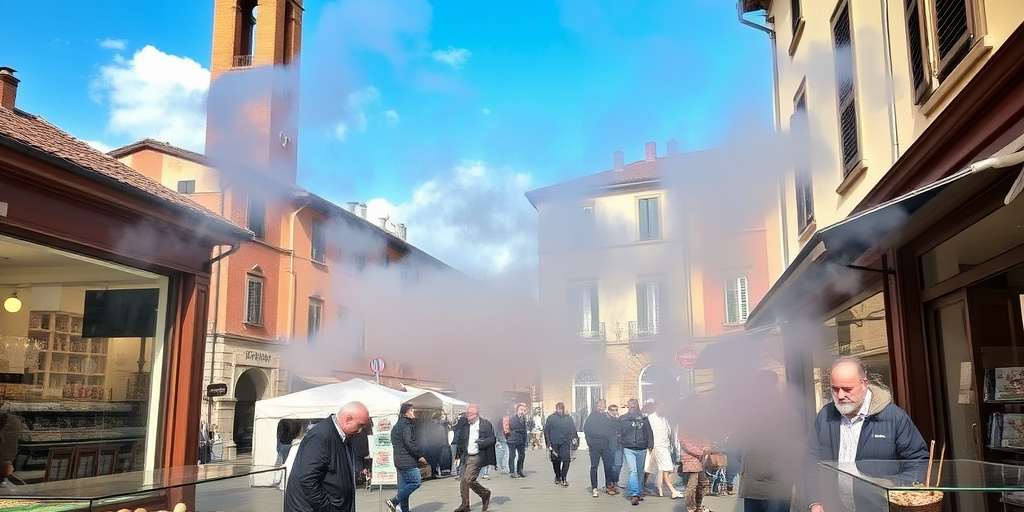 Assalto a giorno in gioielleria di Arezzo: rapinatori con picconi e nube di fumo