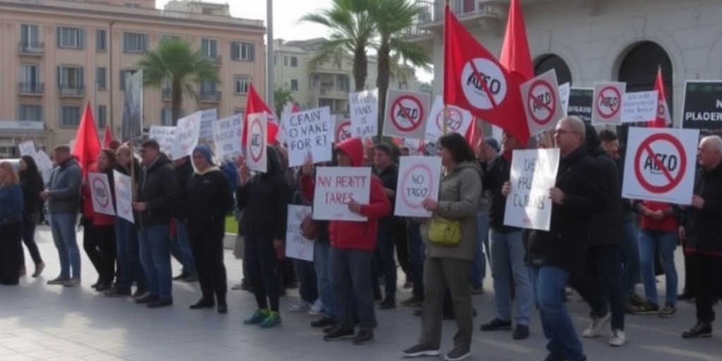 Associazioni locali protestano contro l'ampliamento del porto e l'estensione del molo di ponente a Salerno