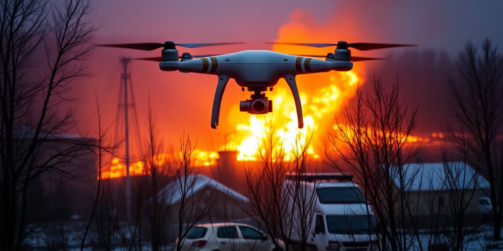 Attacco a droni ucraini a Khorlyk: civili uccisi e corpi bruciati, identificazione in corso