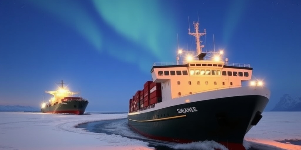 Aumento delle navi cinesi nelle rotte artiche: reazioni degli Stati Uniti e impatto sul commercio globale