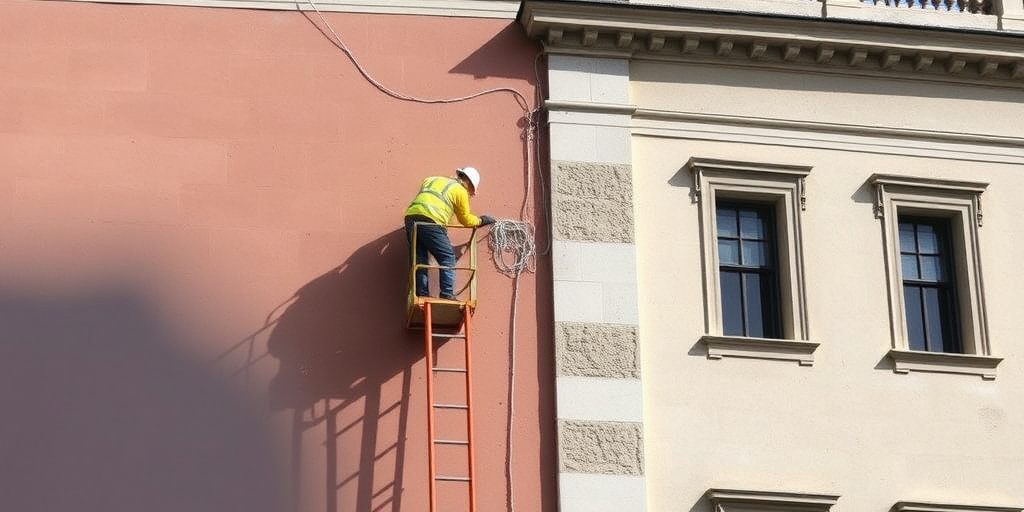 Biblioteca Nazionale avvia lavori di emergenza sul muro esterno per la riqualificazione dell'ex caserma