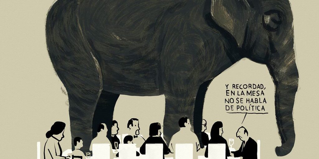 Riki Blanco: l'elefante che si posa sul tavolo