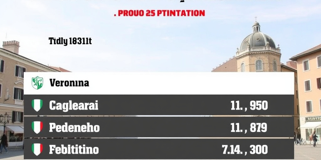 Cagliari supera di oltre otto punti la terzultima posizione, Verona si sposta alla Domus