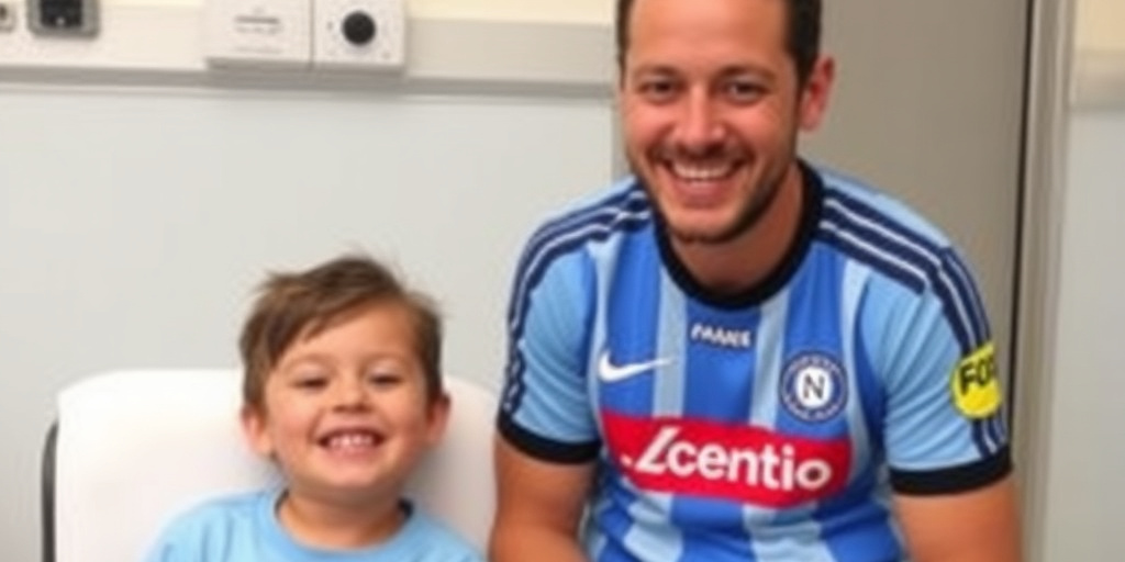 Calciatori del Napoli portano sorrisi ai bambini del Pausilipon in occasione dell'Epifania