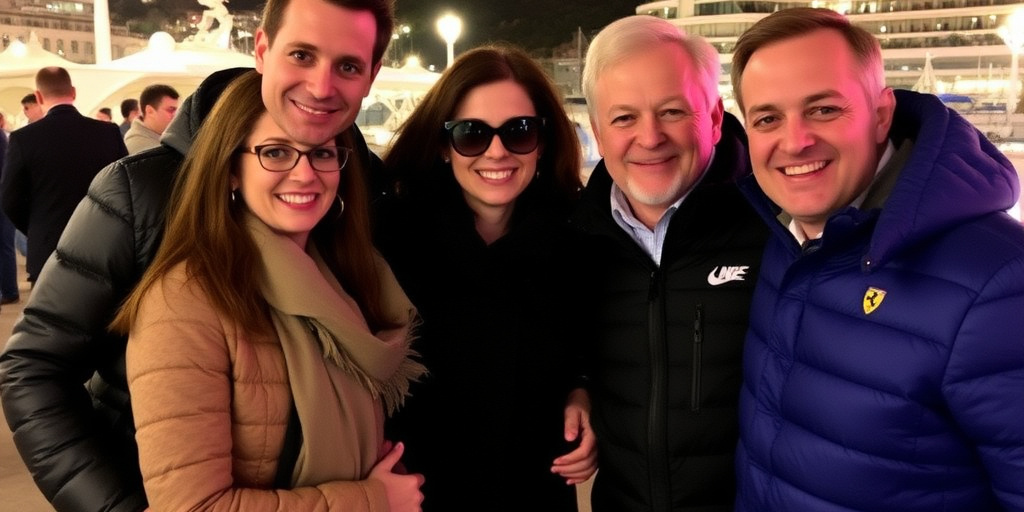 Capodanno: Pietro Giovinazzi condivide foto con moglie e amici a Montecarlo