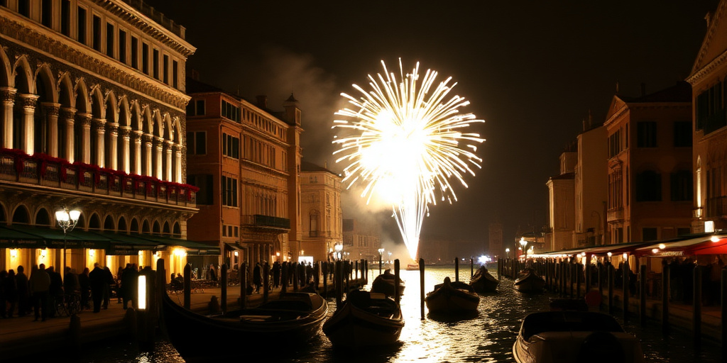 Capodanno a Venezia: regole di sicurezza per fuochi d’artificio e alcol