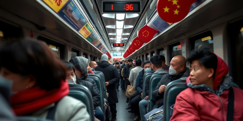 Capodanno cinese: 18,25 milioni di passeggeri previsti sul treno il 1 gennaio