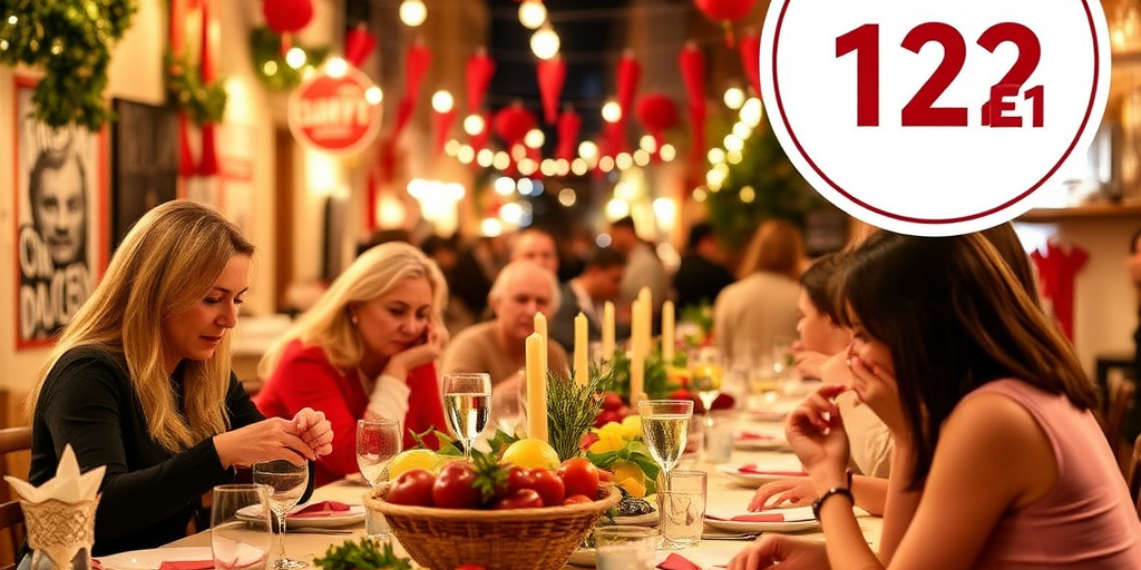 Capodanno in Campania: la media di spesa per il cenone è di 131 euro a famiglia