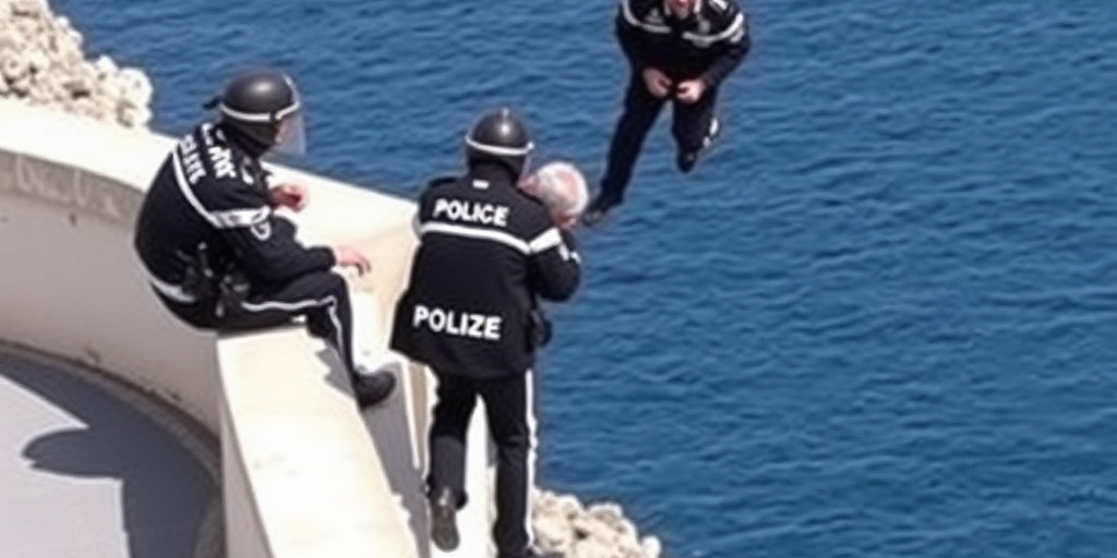 Carabinieri salvano 50enne che minacciava di lanciarsi dal parapetto a Cagliari