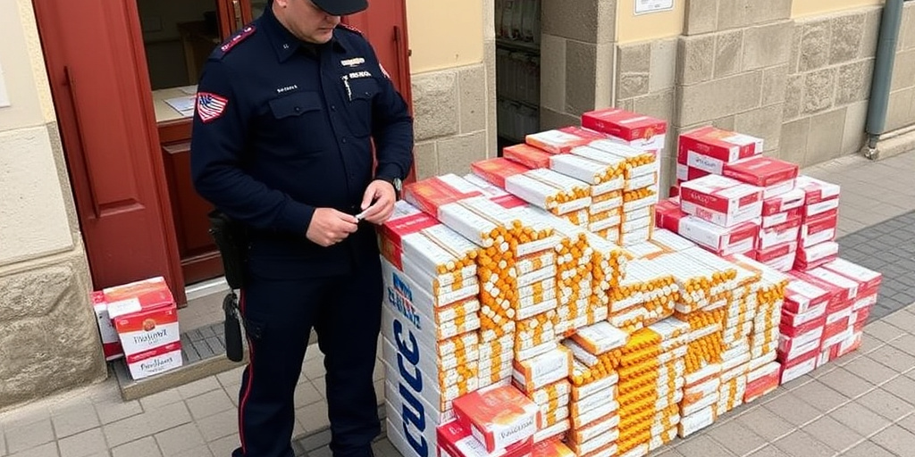 Casoria: Carabinieri trovano più di 2 tonnellate di sigarette contrabbando.