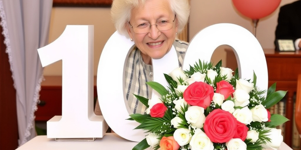 Castelraimondo celebra il centenario della signora Rosa Santalucia