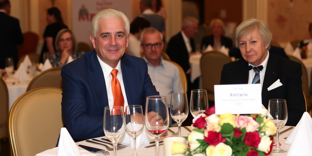 Cena di beneficenza per celebrare i 40 anni dell'Associazione per la lotta contro il cancro