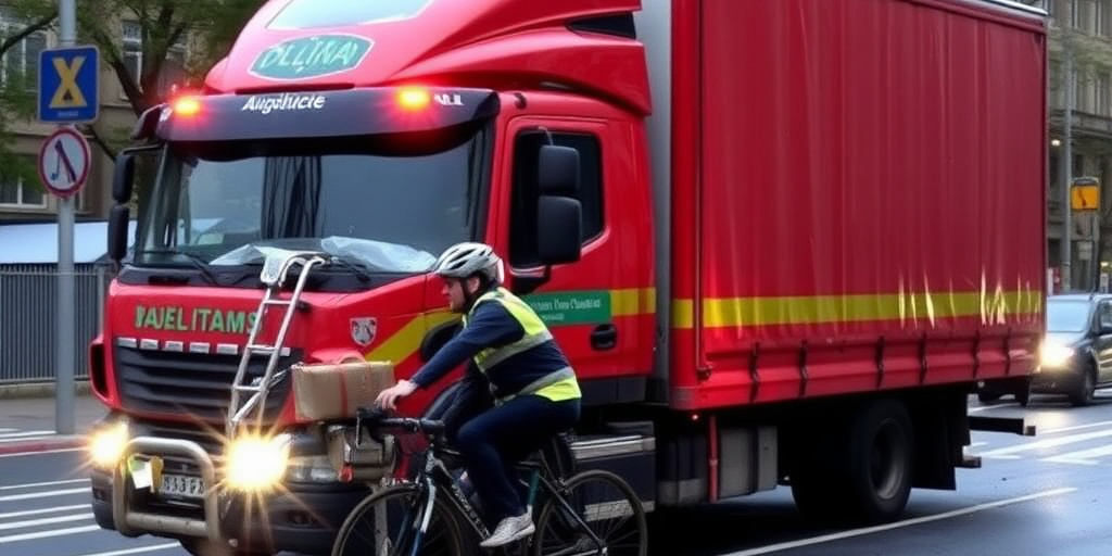 Ciclista ucciso da rimorchio di camion in zona del Milanese