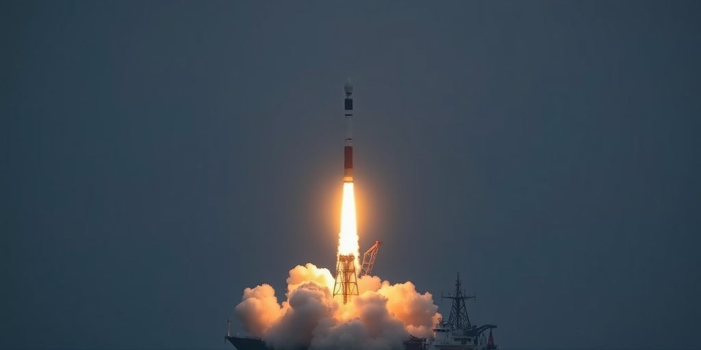 Cina lancia il razzo CERES‑1 Y7 dal mare per lanciare i satelliti della costellazione Tianqi