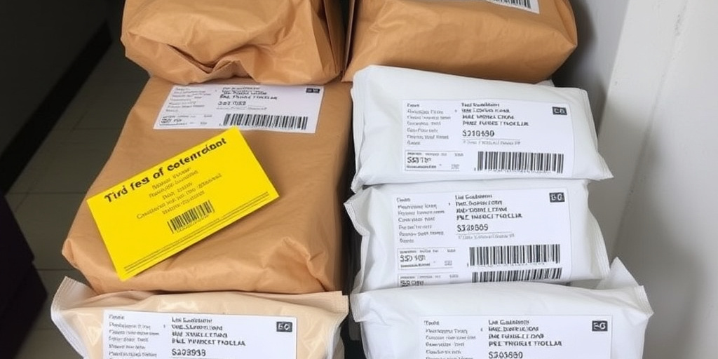 Cinque pacchi con ordigni falsi trovati al centro di smistamento postale di Catania