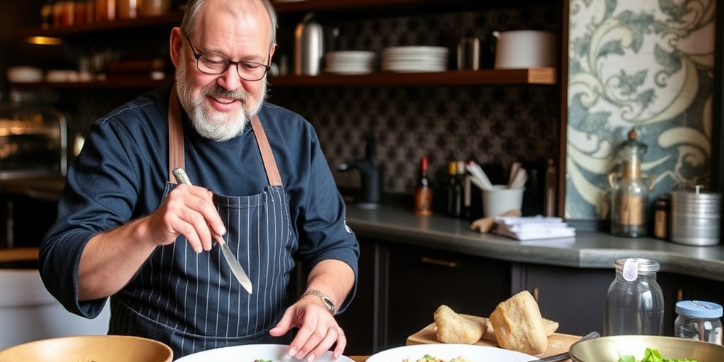 Ciro Scamardella guida un laboratorio di cucina al Pipero Roma: imparare a stendere l'impasto