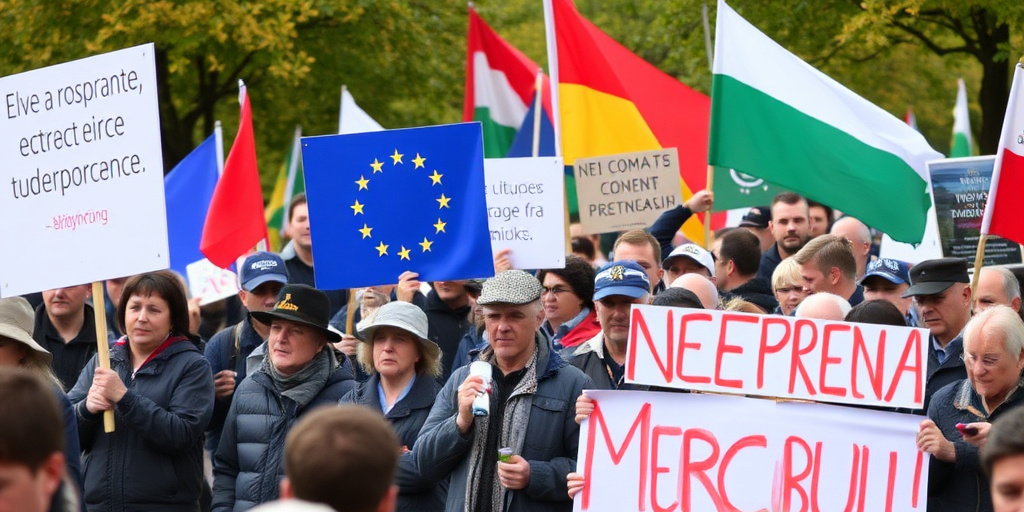 Contadini polacchi protestano a Varsavia contro l'accordo UE‑Mercosur