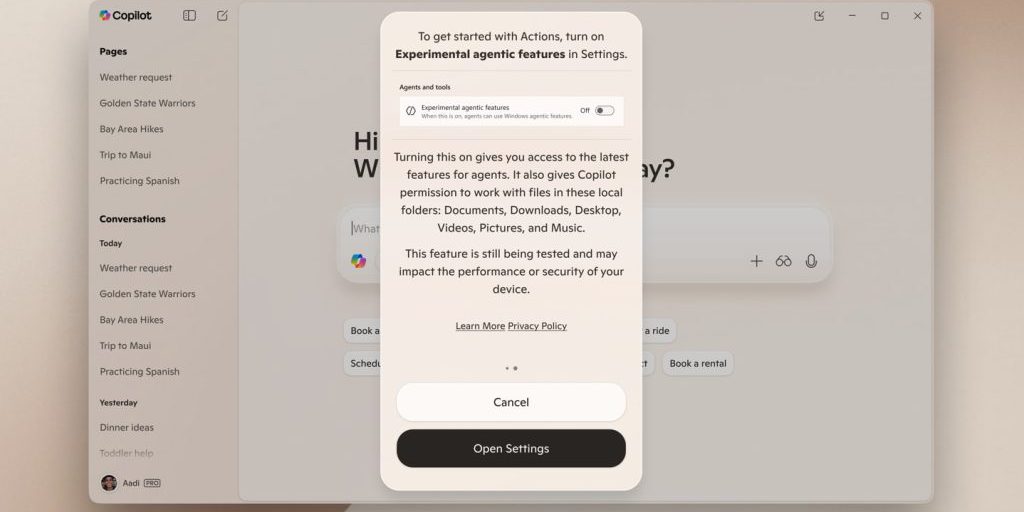 Arriva l’era del pc “agente”: il nuovo Windows 11 parla, vede e agisce