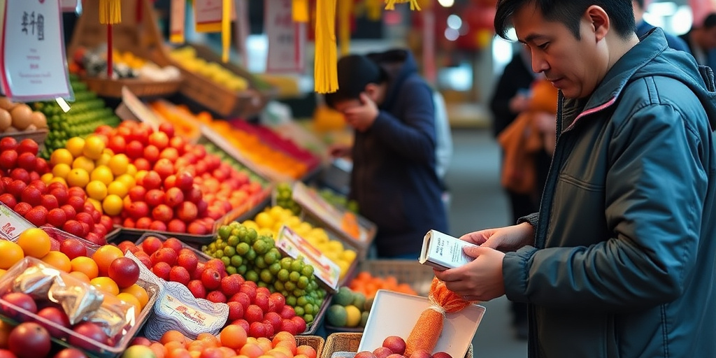 Crescita delle vendite di mercato in Cina: forte domanda di frutta importata a Nanchino