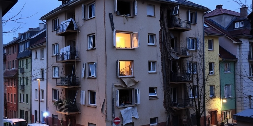 Crollo di un edificio a Albstadt uccide coppia siciliana e figlio; sospetta fuga di gas