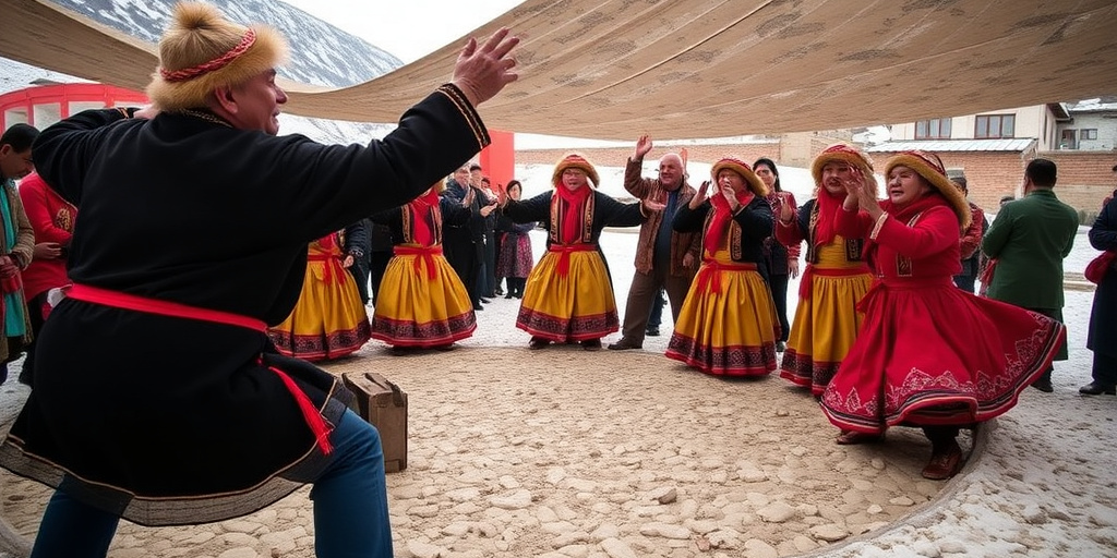 Danza a cerchio a Qinghai: la comunità Tuzu pregare per una raccolta abbondante nel nuovo anno