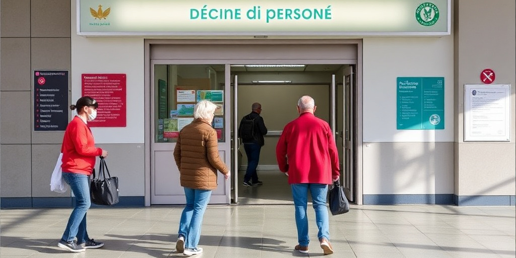 Decine di persone si rivolgono quotidianamente all'ambulatorio
