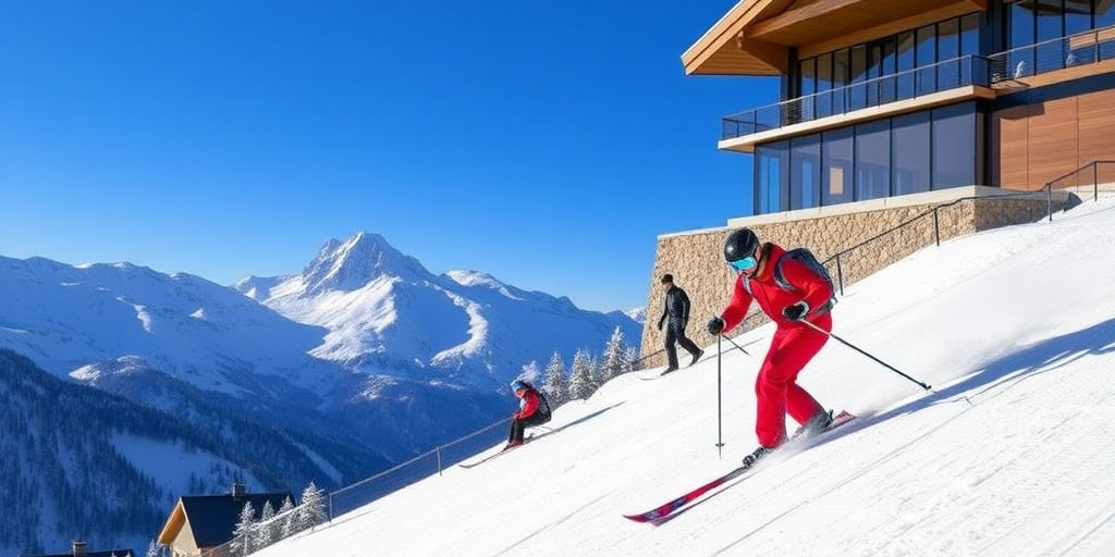 Delegazione cinese di sci alpino si allena all'Oasi Zegna di Milano Cortina in vista delle gare piemontesi