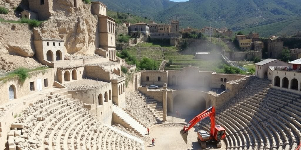 Demolizione della Curva Sud dello stadio di Matera avviata per progetto di riqualificazione