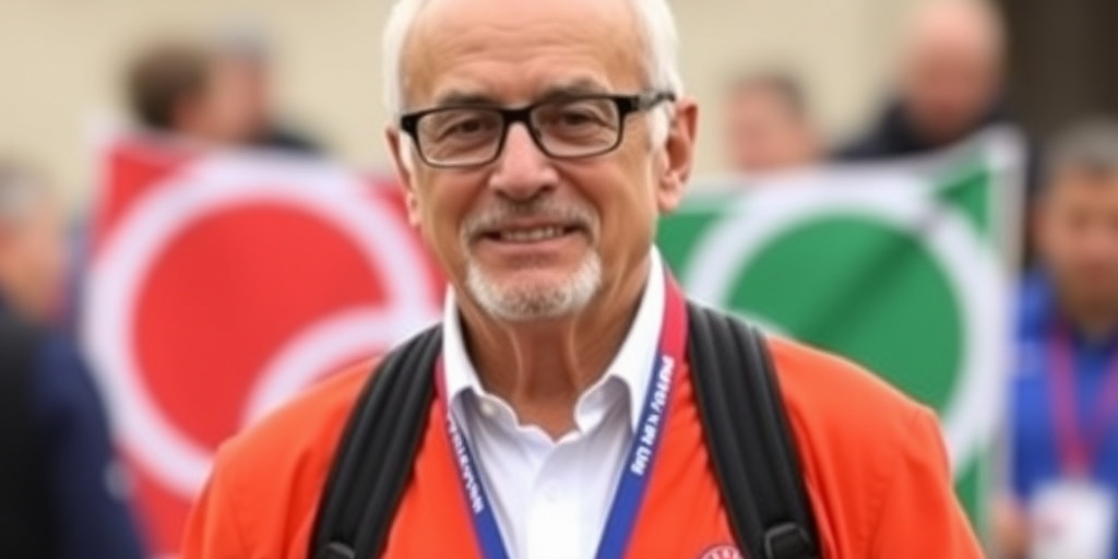 Domenico Caporusso porta la fiamma olimpica a Bari