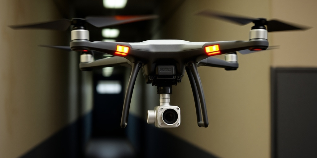 Drone intercettato mentre cercava di introdurre droga e cellulari nel carcere di Napoli‑Poggioreale