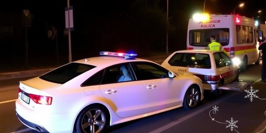 Due incidenti stradali a Trieste la notte di Capodanno: otto feriti, Audi con tre minorenni e ambulanza coinvolte