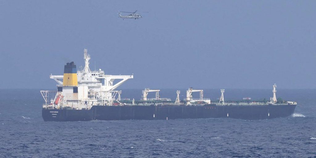 Stati Uniti intercettano un petrolero al largo della Venezuela e confisca la merce