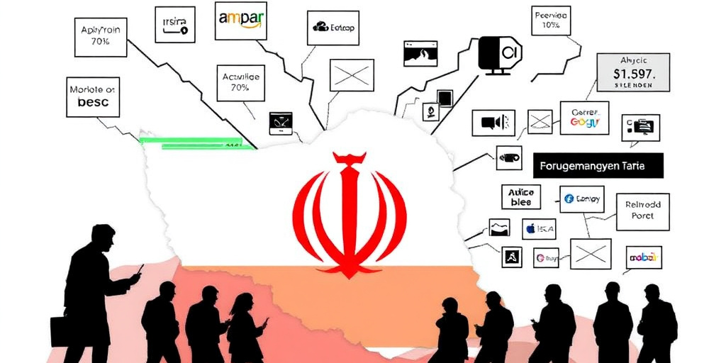 Effetti quotidiani del blocco internet in Iran