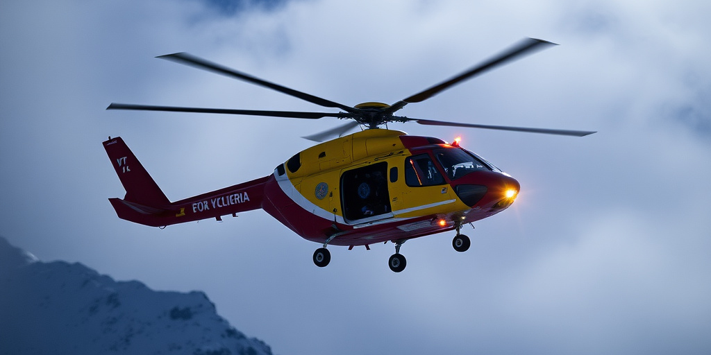 Elicottero dell'Aeronautica salva quattro escursionisti a Pescosolido durante la notte di San Silvestro