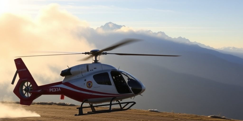 Elicottero trasporta paziente ustionato da Crans‑Montana al Niguarda di Milano