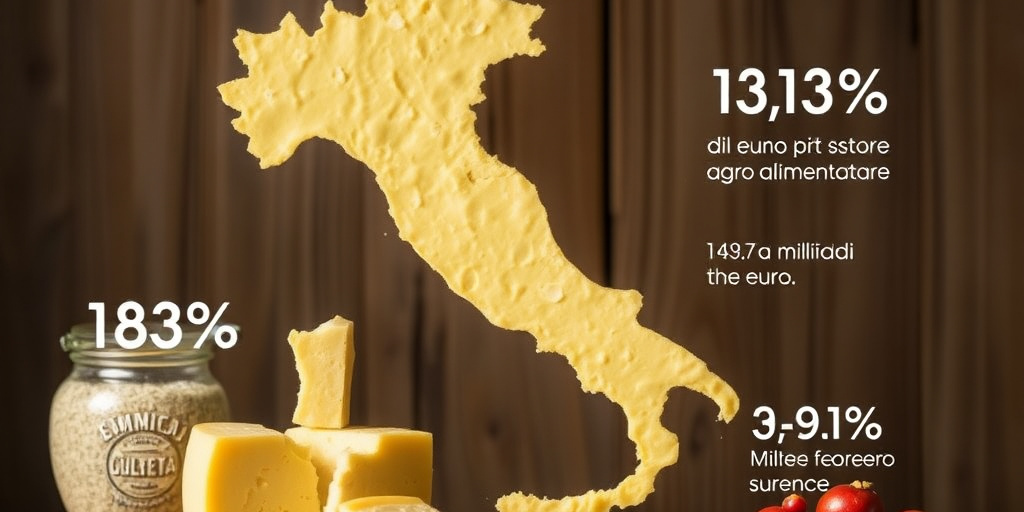 Emilia‑Romagna: 37 miliardi di euro nel settore agroalimentare, 10 % di crescita delle esportazioni e 3,9 miliardi di euro per le DOP