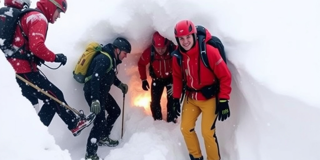 Escursionista di 31 anni salvato dopo 7 ore di soccorso in rifugio coperto dalla neve e avvolto dal buio in Maceratese.