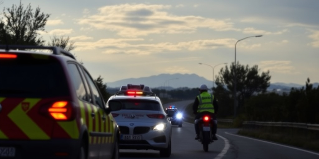 Esercitazione di sicurezza stradale a Fabriano: simulazione di incidente nella galleria Burano della SS 76