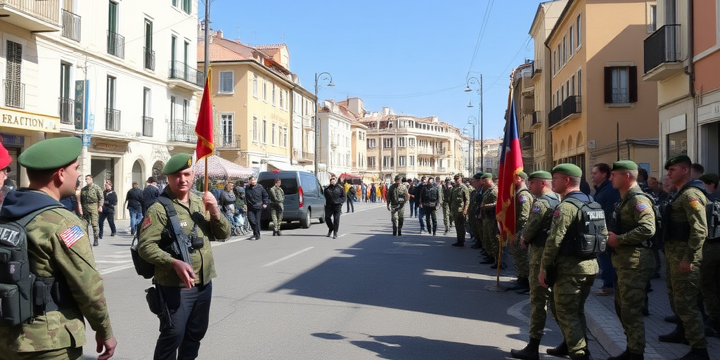 Esercito di Messina rimuove detriti dopo ciclone Harry per riaprire le strade