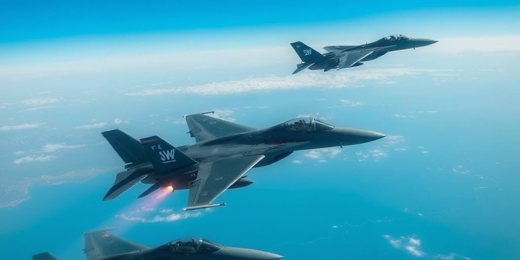 Esercizio aereo degli Stati Uniti in Medio Oriente: dimostrazione di rapidità e capacità operativa