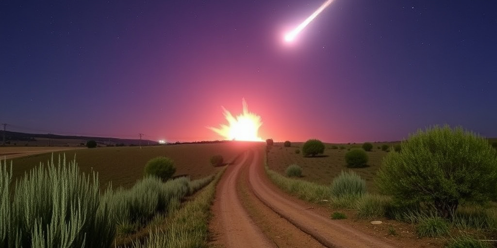 Esplosione in campagna di Casamassima: non era un meteorite, ma botti esplosi