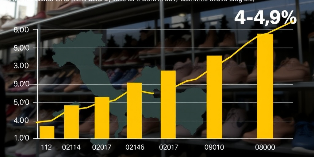 Esportazioni di calzature Marche 2025: calo del 4,4 % con Stati Uniti e Francia in declino, Germania e Belgio in crescita