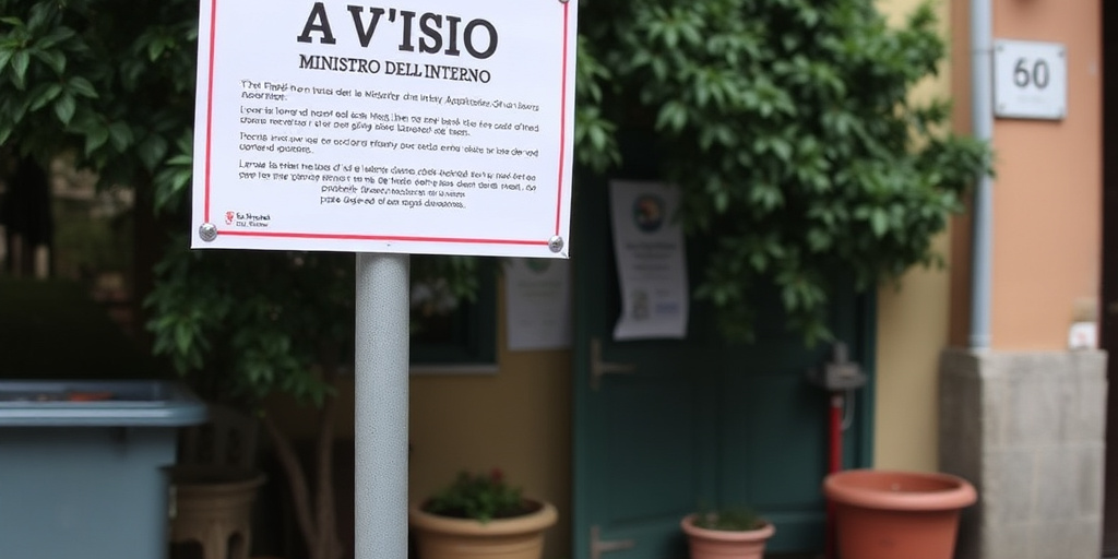 Falso avviso del Ministero dell'Interno diffuso nei pressi di abitazioni Imperiese