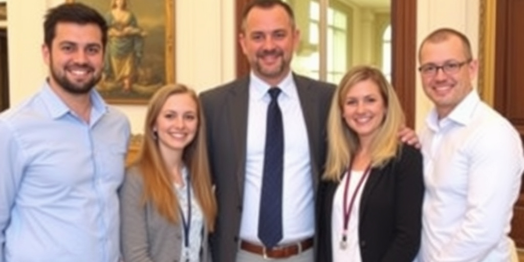 Fedriga incontra giovani del Nobile Aviation College e del centro Santa Maria al palazzo della Regione Trieste